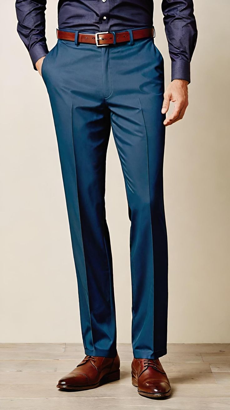 ReadyFit Blue Formal Pants